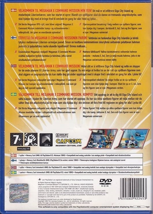Megaman X Command Mission - PS2 (B Grade) (Genbrug)